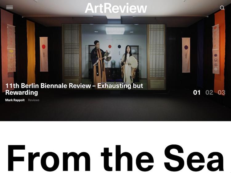 Screenshot of ArtReview