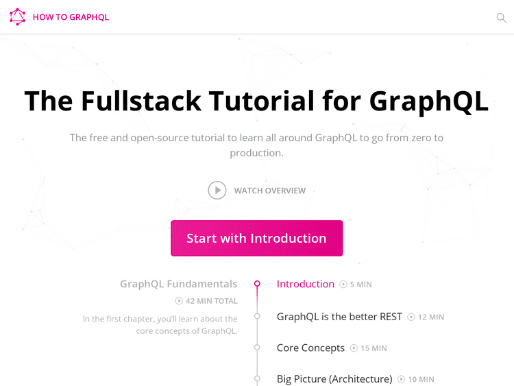 Screenshot of How to GraphQL