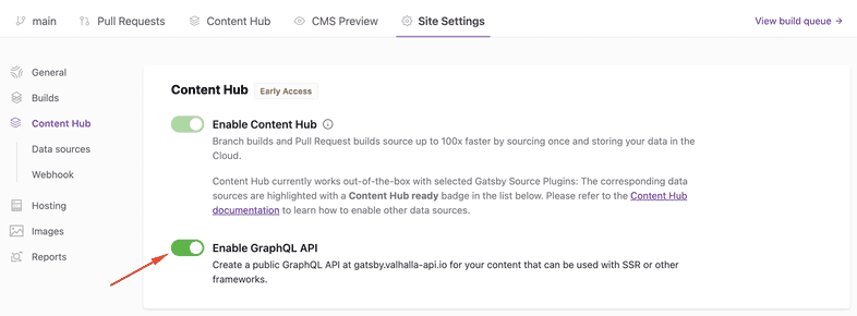 Screenshot of the Site Settings page showing where to find the toggle. Follow the steps above to enable it. Screenshot of the Site Settings page showing where to find the toggle. Follow the steps above to enable it.