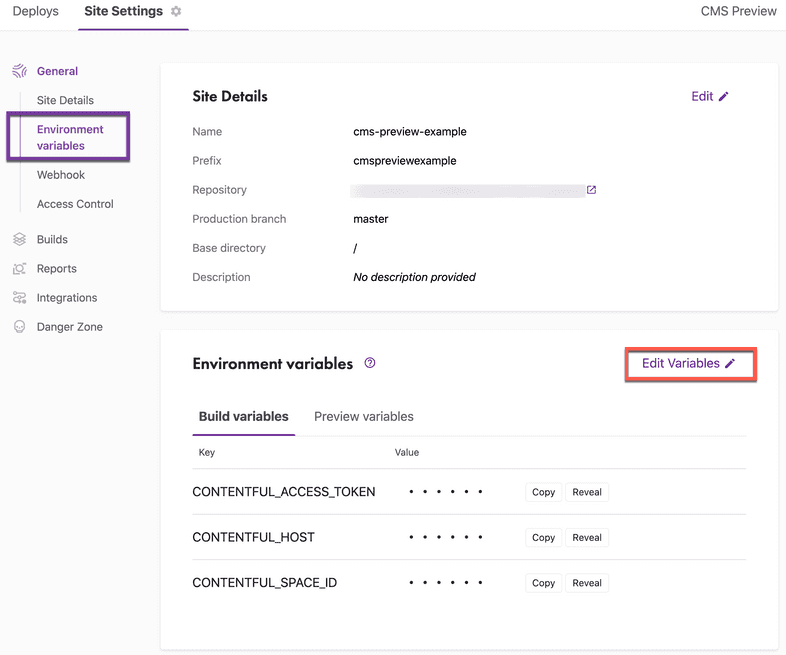 Setting environment variables in Gatsby Cloud Setting environment variables in Gatsby Cloud
