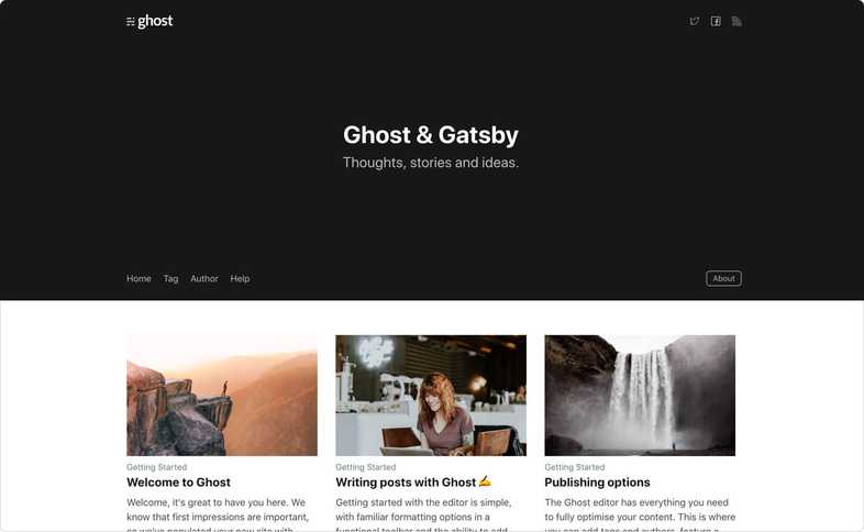 Gatsby Starter Ghost Gatsby Starter Ghost