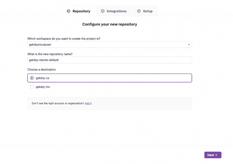 Configure Git repository settings Configure Git repository settings