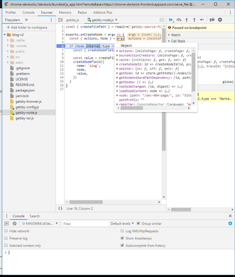 Examine variable Examine variable